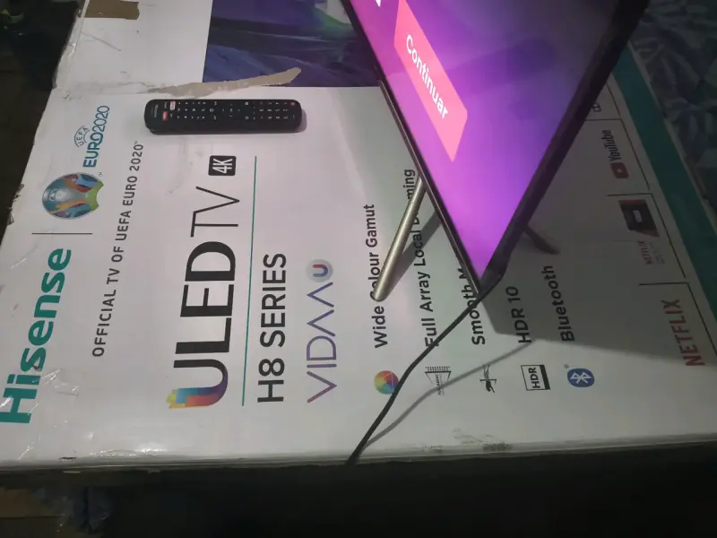 Smart tv Hisense 55 4k Uled vidaa - 4