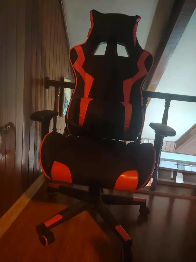 Silla Gamer Negra y Roja