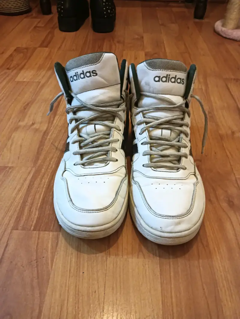 Zapatillas Adidas blancas y verdes - 2
