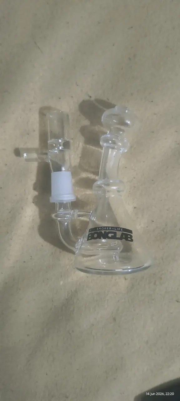 Mini bong de vidrio - 1