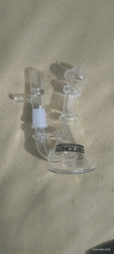 Mini bong de vidrio - miniatura 1