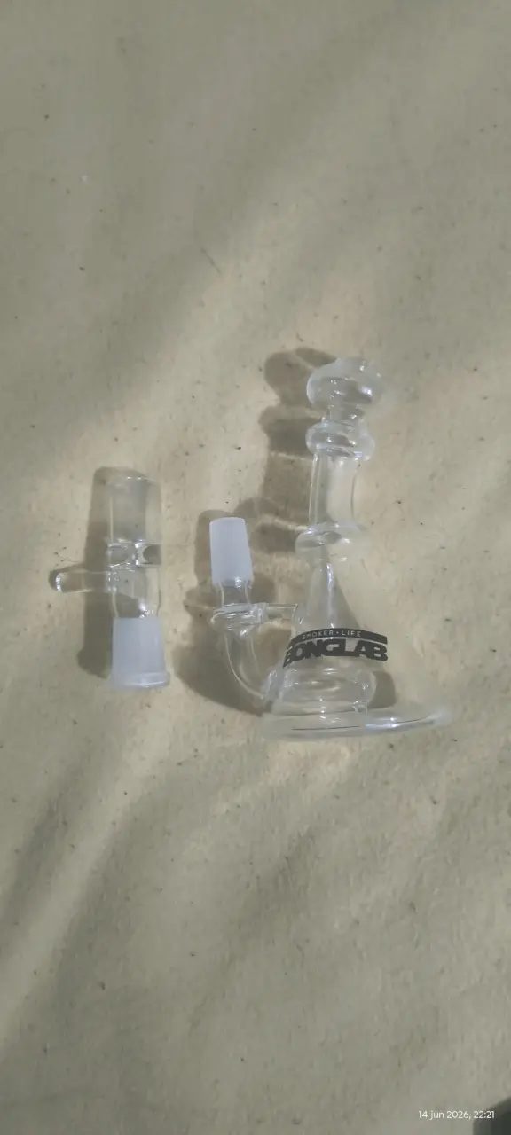 Mini bong de vidrio - 2