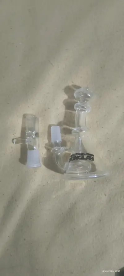 Mini bong de vidrio - miniatura 2