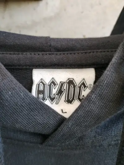 Polerón negro AC⚡DC - Rock & Roll - miniatura 2