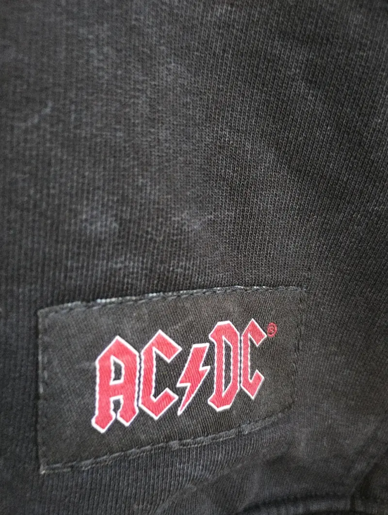 Polerón negro AC⚡DC - Rock & Roll - 6
