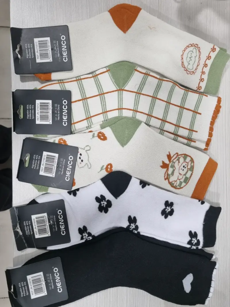 Set 5 calcetines estampados