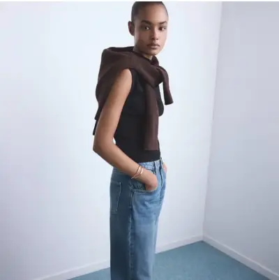 Jeans Mango balloon tiro alto - miniatura 3