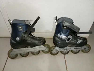 Patines en línea Rollerblade Fusion x7 azules - miniatura 1