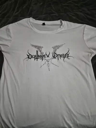 Polera blanca con diseño - miniatura 1
