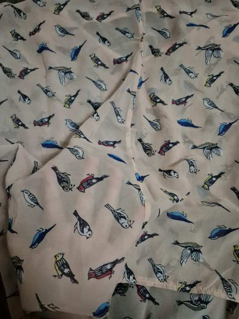 Blusa estampada de pájaros - 2