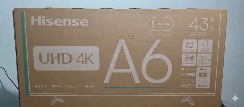 Televisor Hisense UHD 4K A6 43 pulgadas - 1