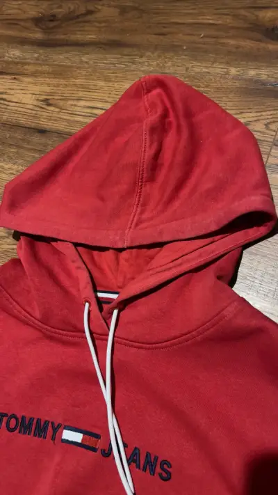 Polerón rojo Tommy Jeans - miniatura 4