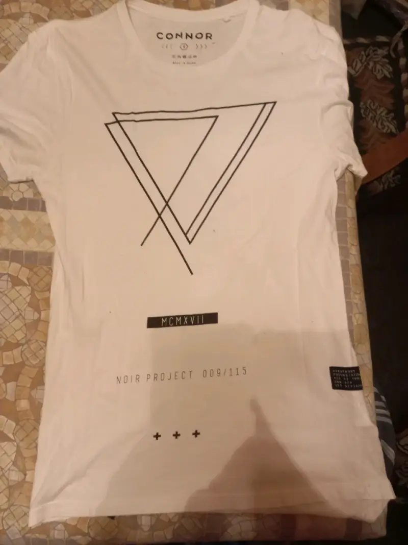 Polera blanca talla S - 1