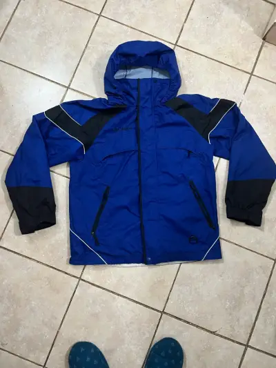 Chaqueta azul impermeable Columbia - miniatura 1