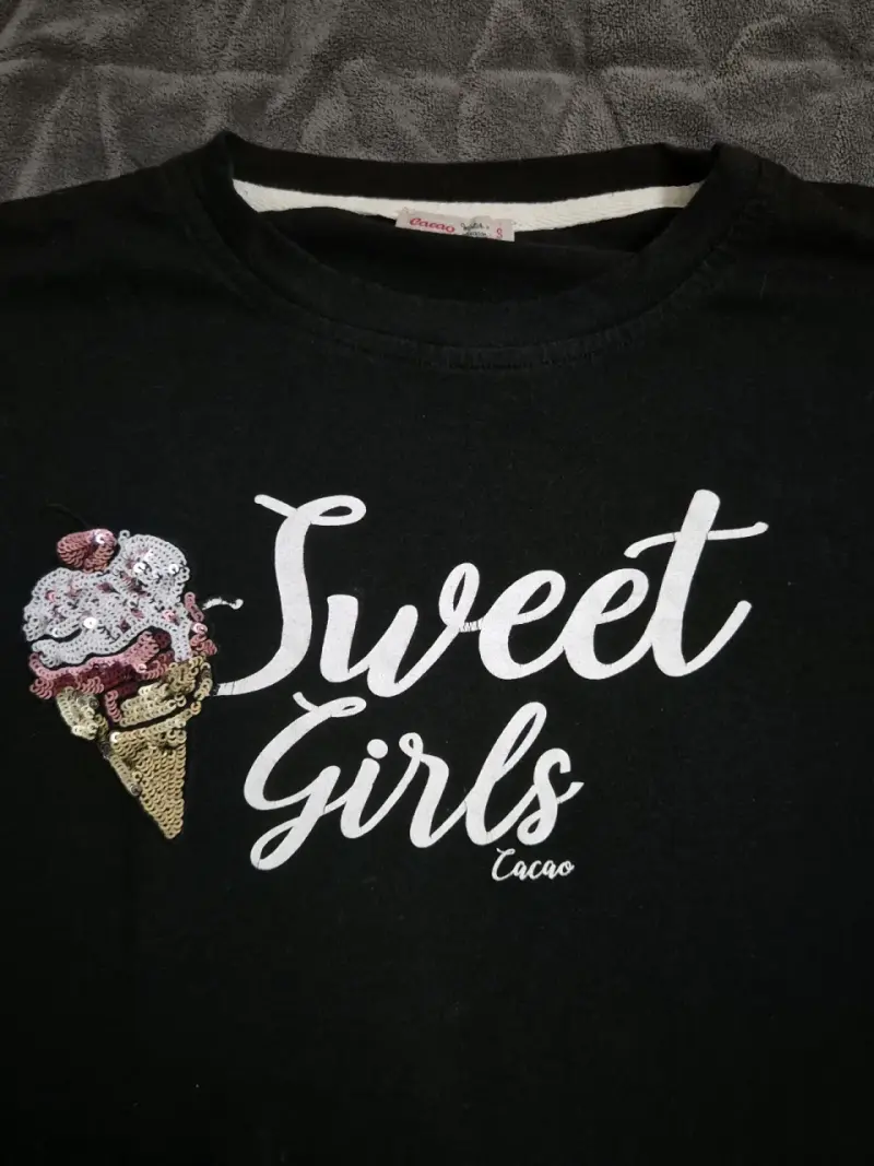 Polera negra Sweet Girls - 2