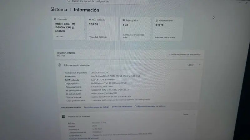 PC gamer i7+32gb+ gráfica de 8gb - 2