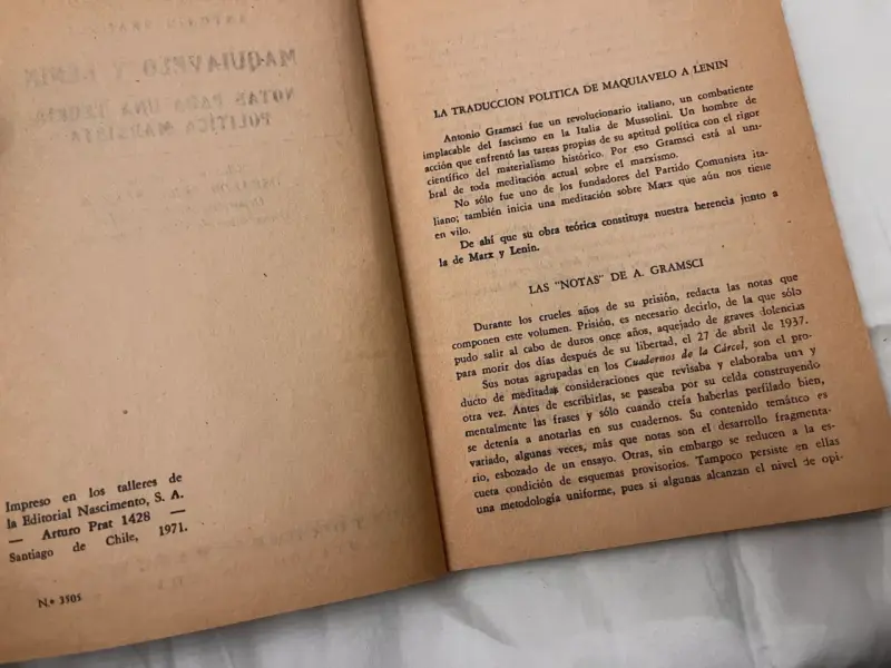 1era Ed. Maquiavelo Y Lenin, Antonio Gramsci - 3