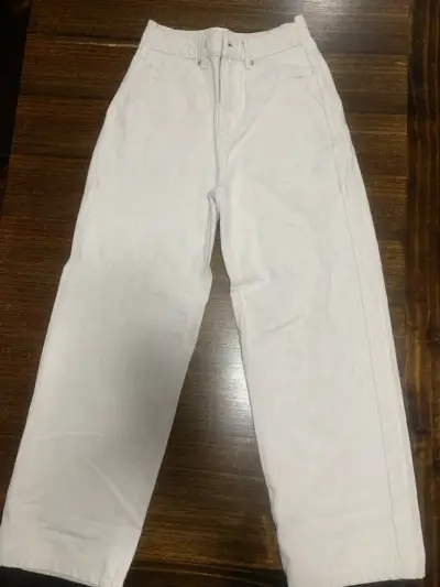 Pantalones beige ONLY Essential - miniatura 3