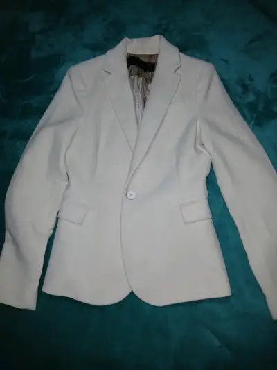 Blazer blanco elegante - miniatura 1