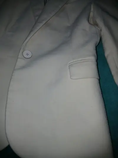 Blazer blanco elegante - miniatura 2
