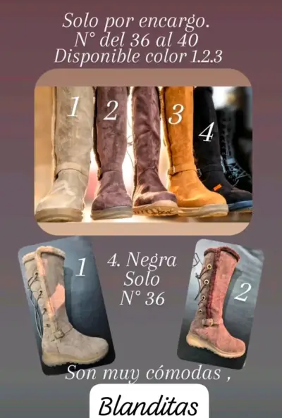 Botas altas coloridas - miniatura 1
