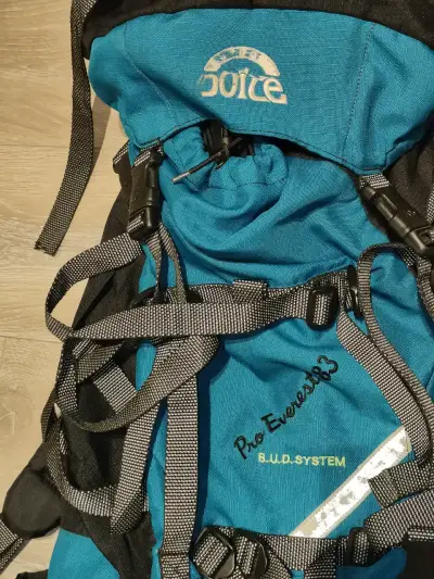 Mochila de trekking Doite azul - miniatura 2