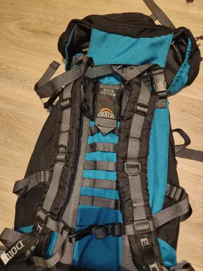Mochila de trekking Doite azul - miniatura 4