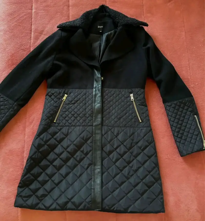 Chaqueta de lana rosada - 2