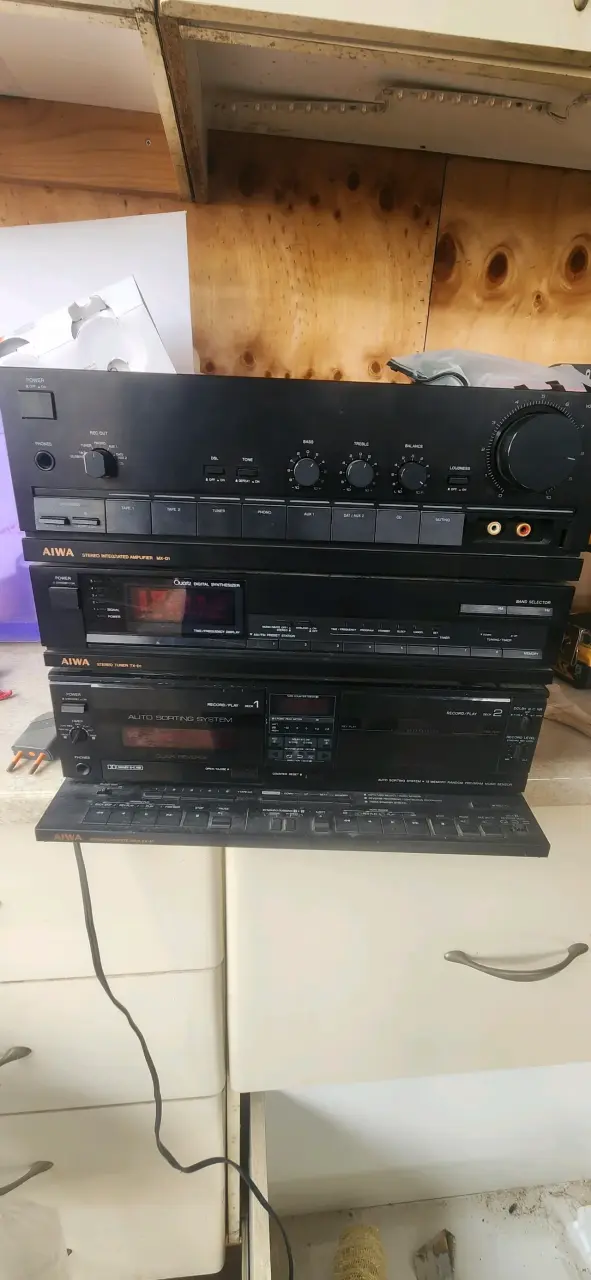 Sistema de audio AIWA vintage - 3