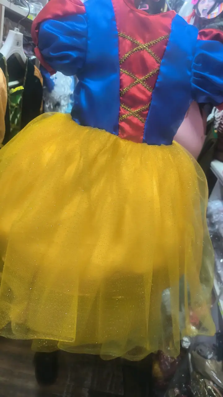 Disfraz infantil de princesa blanca nieves