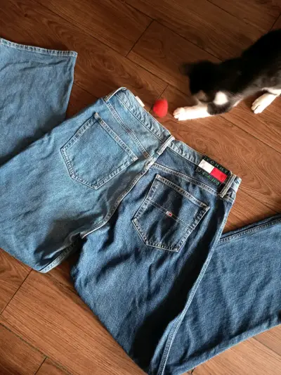 Jeans azul Tommy Hilfiger Betsy mid rise loose 44 - miniatura 1
