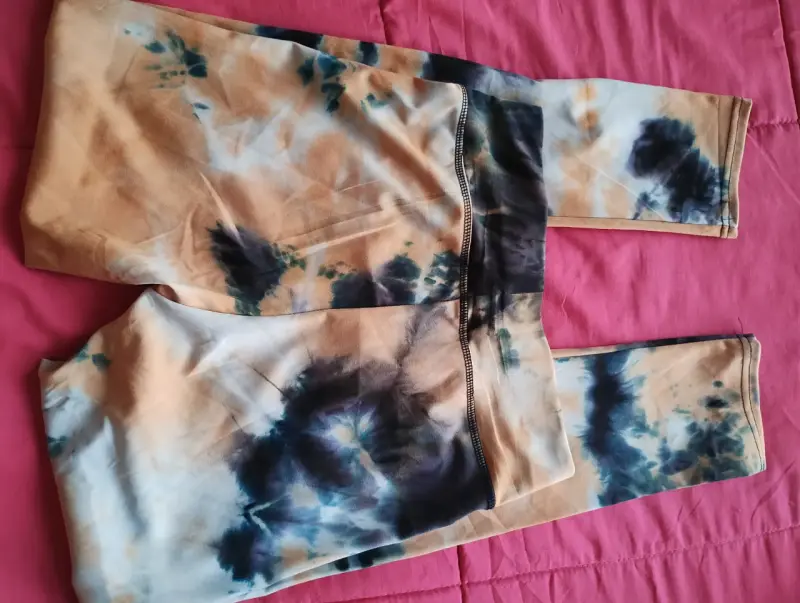 Leggings tie-dye multicolor - 1