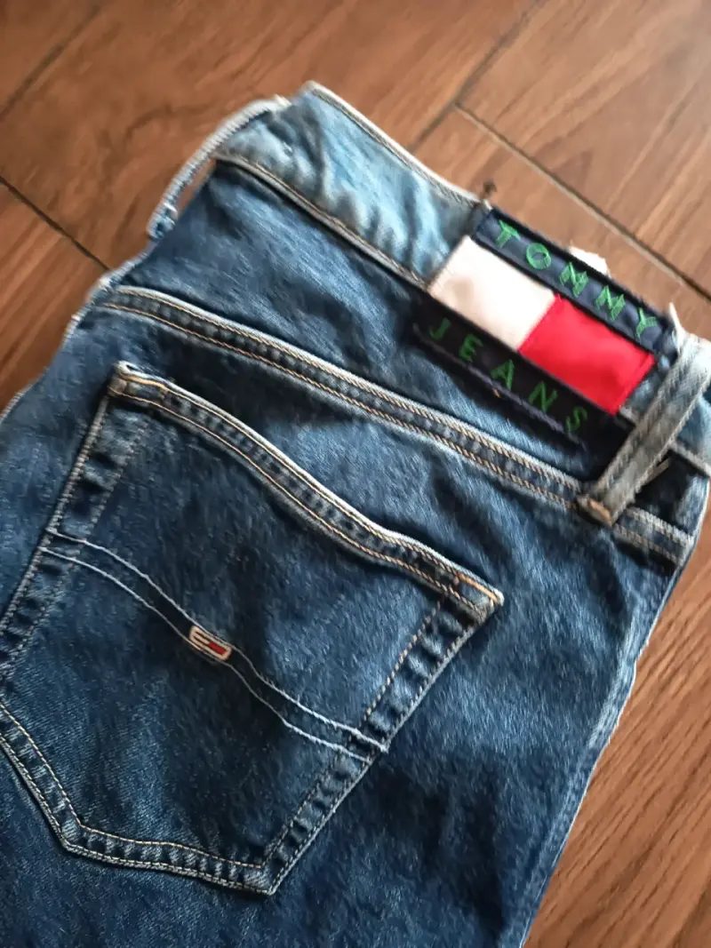 Jeans azul Tommy Hilfiger Betsy mid rise loose 44 - 4