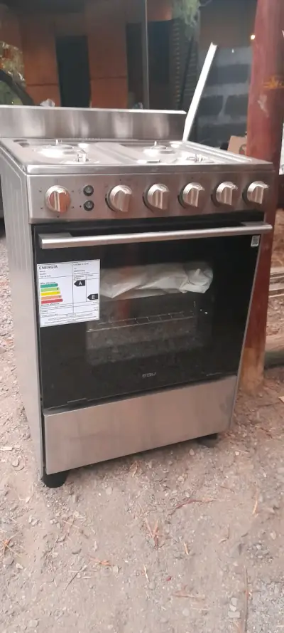 Cocina a gas de acero inoxidable - miniatura 1