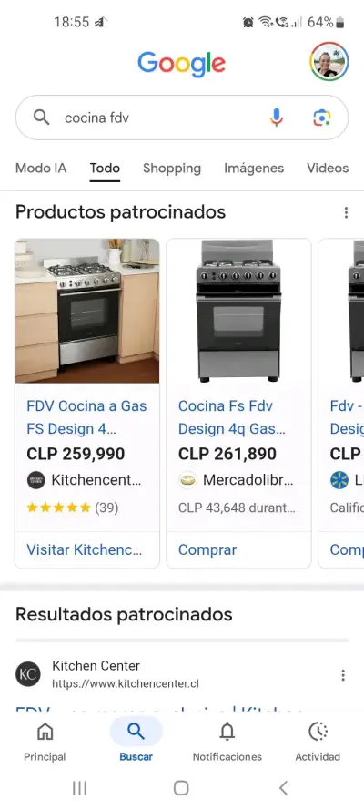 Cocina a gas de acero inoxidable - miniatura 2