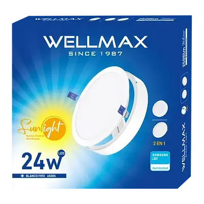 Luz LED empotrable redonda - 5