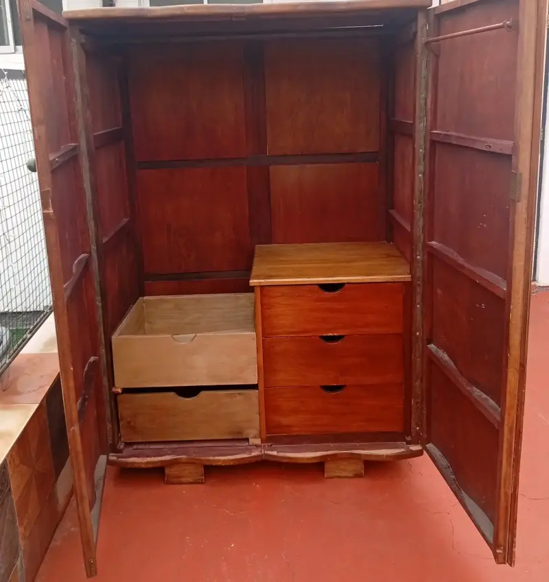 Armario de madera vintage - 2