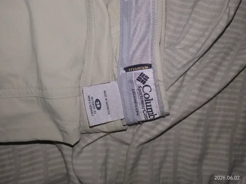 Pantalon Columbia talla 38 secado rapido - 2