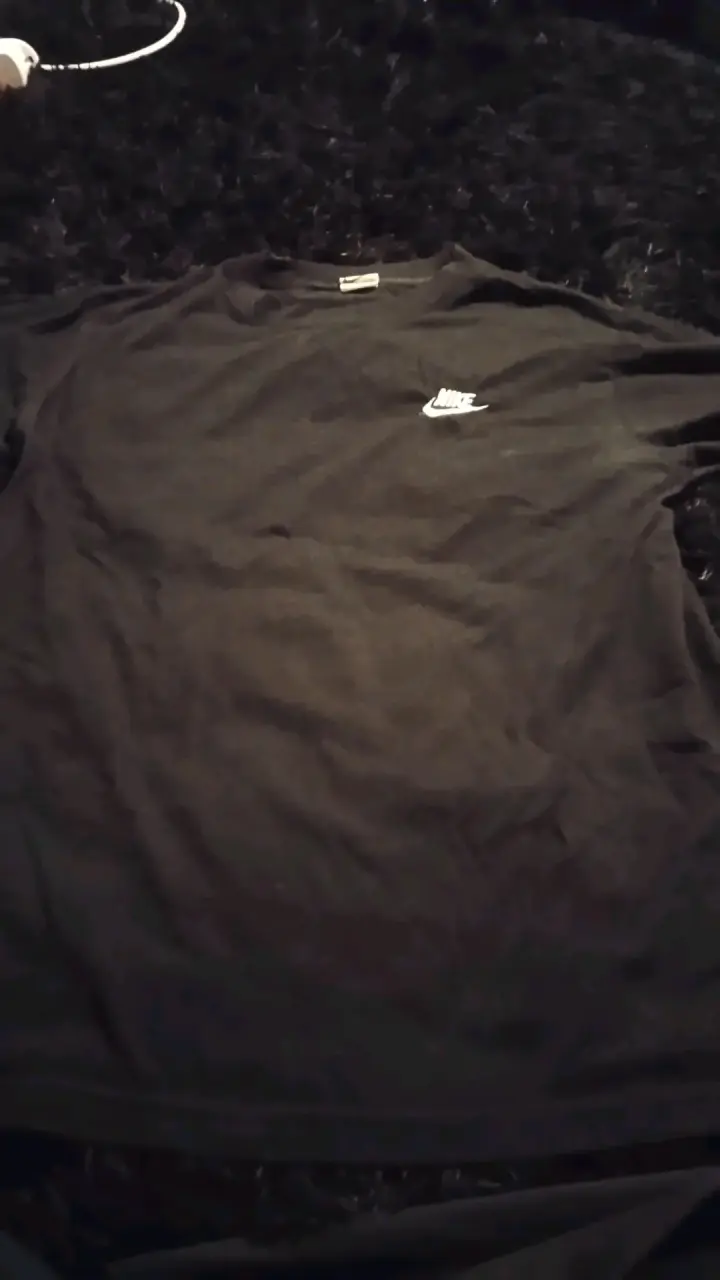 Polera negra Nike - 1