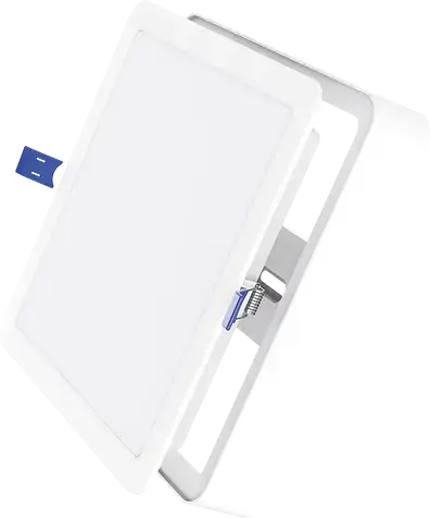 Panel LED cuadrado empotrado blanco - miniatura 2