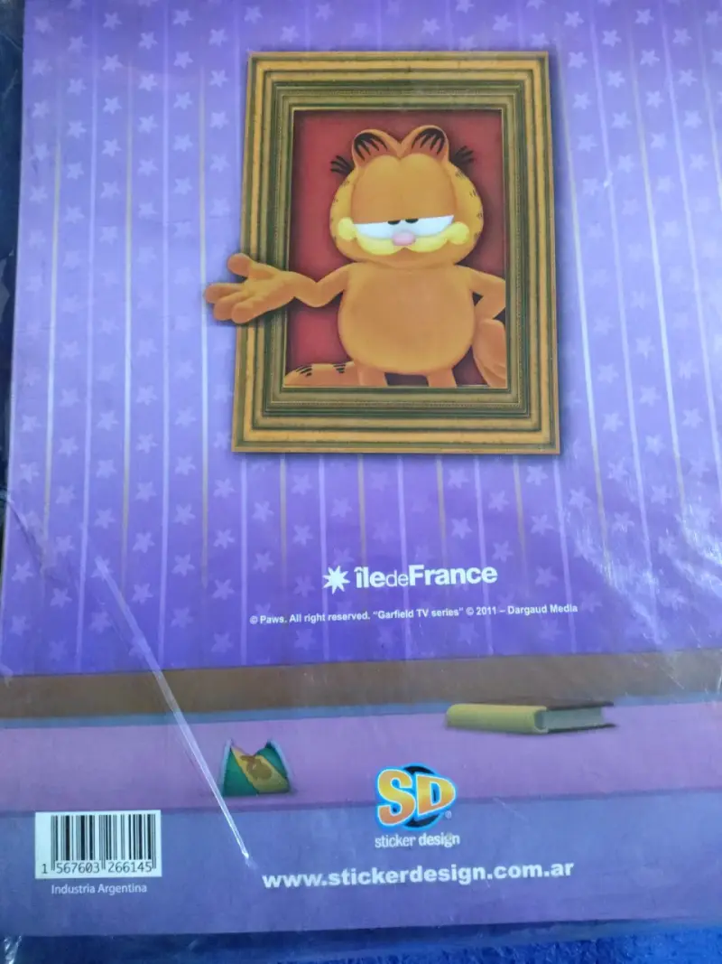 Álbum de stickers Garfield 2011 - 2