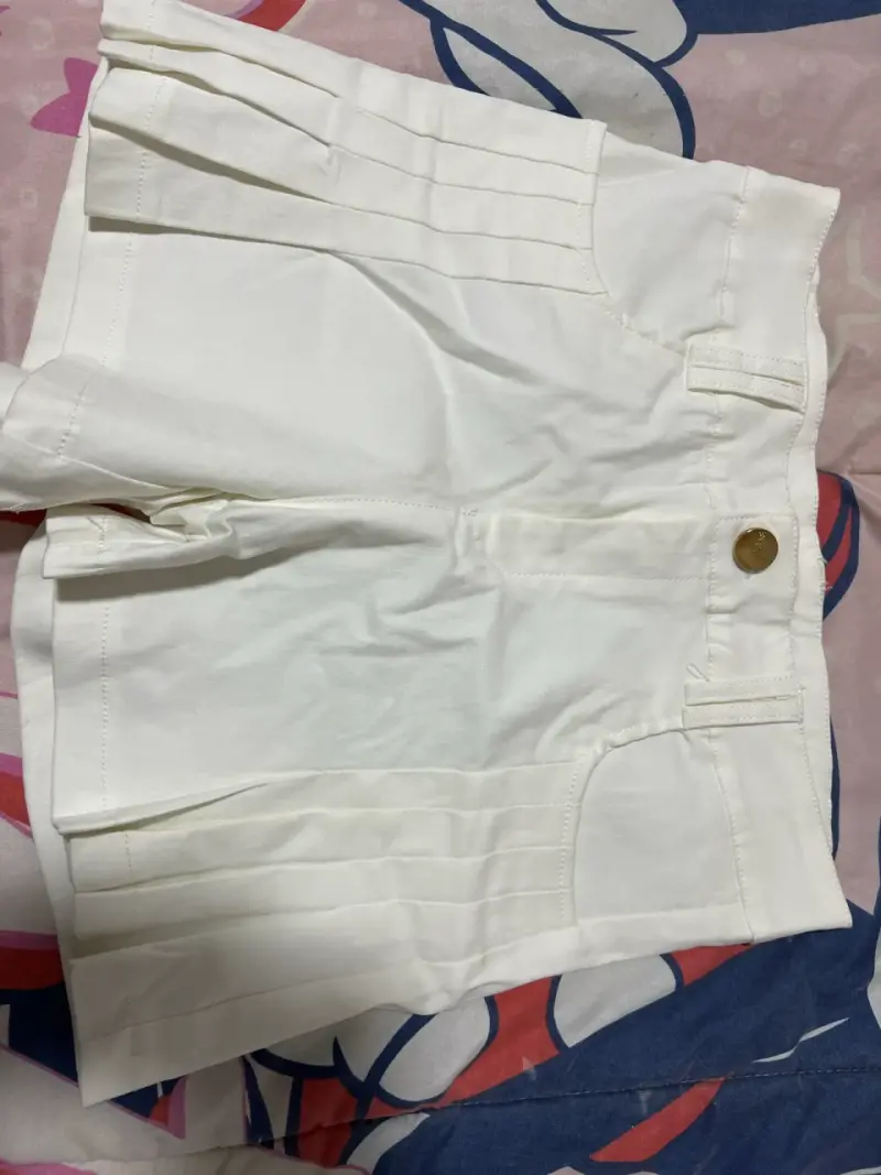 Short blanco casual - 1