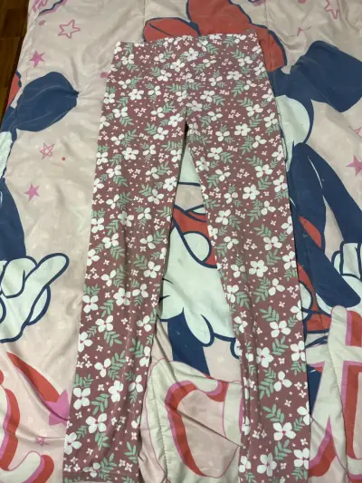 Leggings florales rosados - miniatura 1