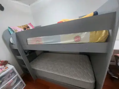 Camarote infantil gris - miniatura 3