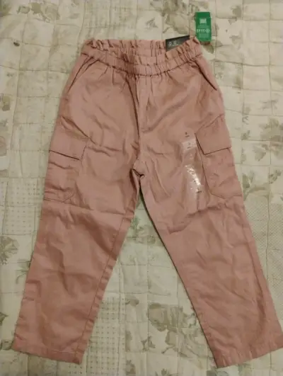 Pantalones cargo rosa niña Gap - miniatura 1