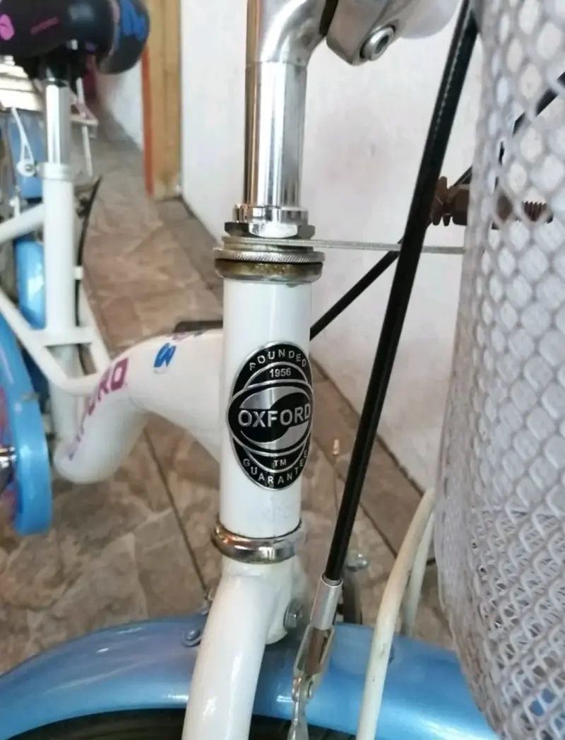Bicicleta Oxford blanca y azul - 3