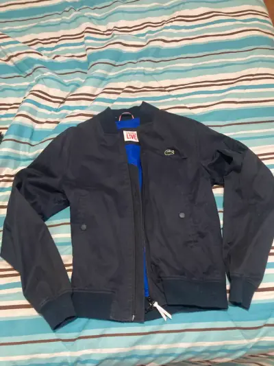 Chaqueta azul Lacoste - miniatura 1