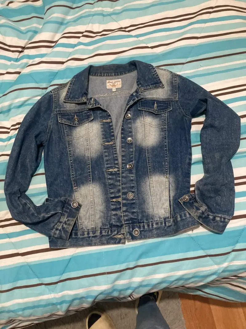 Chaqueta de mezclilla azul - 1