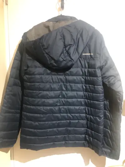 Chaqueta acolchada azul Quiksilver - miniatura 3