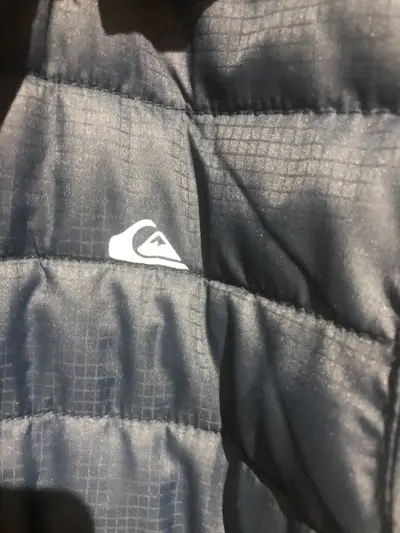Chaqueta acolchada azul Quiksilver - miniatura 4